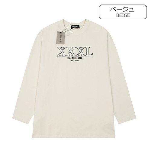 バレンシアガコピー メンズ レディース 長袖Tシャツ
