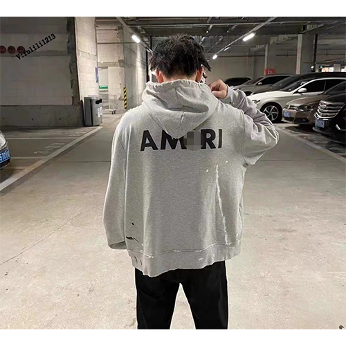 アミリ偽物 フード Tシャツ パーカー