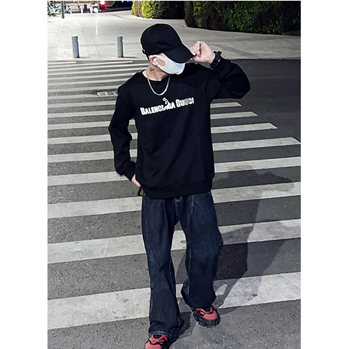 バレンシアガ × グッチ コラボ 偽物  長袖　スウェットTシャツ