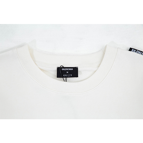 バレンシアガ × グッチ コラボ 偽物  長袖　スウェットTシャツ