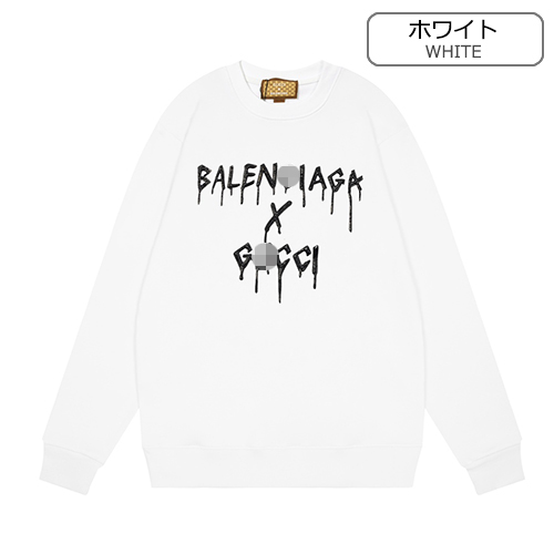 バレンシアガ × グッチ コラボ スーパーコピー 長袖 スウェットTシャツ