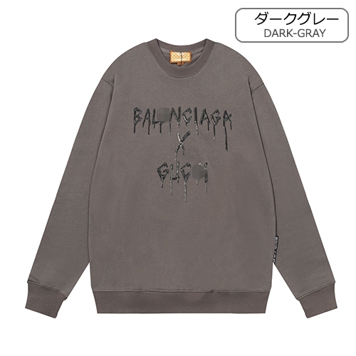 バレンシアガ × グッチ コラボ スーパーコピー 長袖 スウェットTシャツ