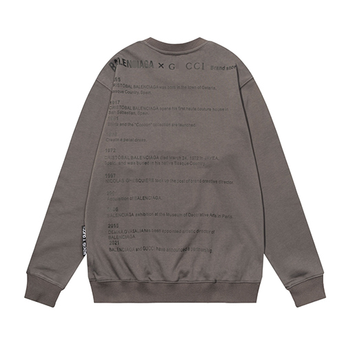 バレンシアガ × グッチ コラボ スーパーコピー 長袖 スウェットTシャツ