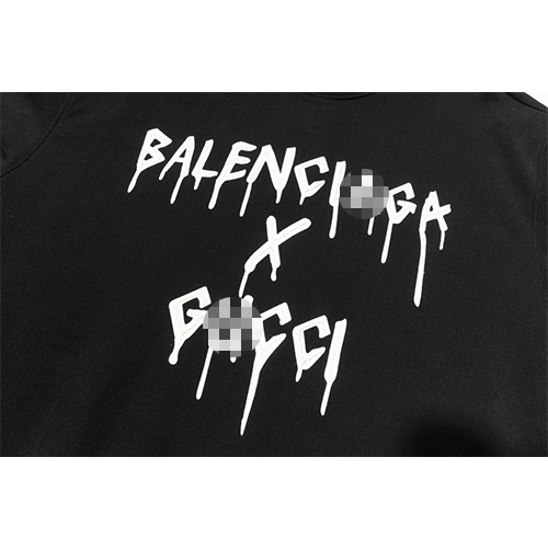 バレンシアガ × グッチ コラボ スーパーコピー 長袖 スウェットTシャツ