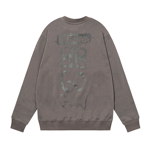 バレンシアガ × グッチ コラボ スーパーコピー 長袖 スウェットTシャツ