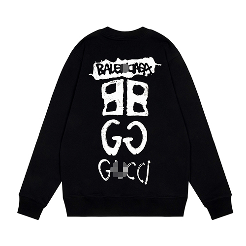 バレンシアガ × グッチ コラボ スーパーコピー 長袖 スウェットTシャツ