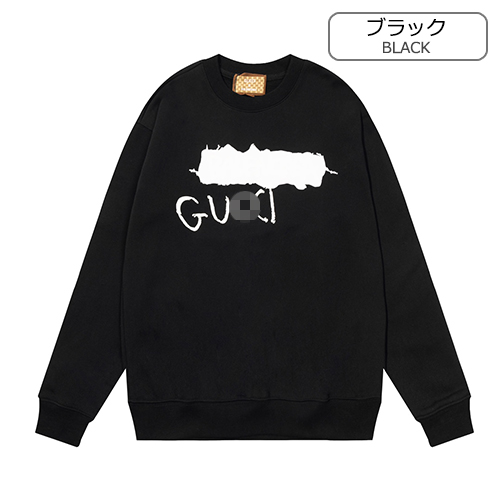 バレンシアガ × グッチ コラボ 偽物  長袖　スウェットTシャツ