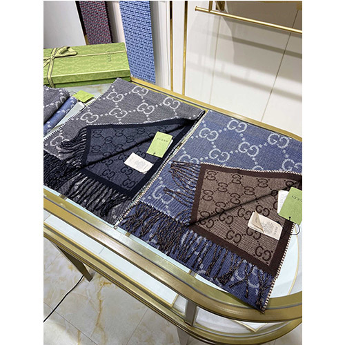 グッチ スーパーコピー 両面 ニット マフラー 高品質