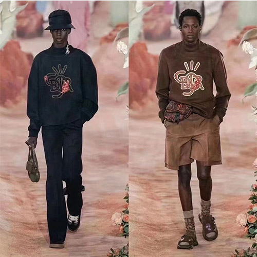 ディオール × TRAVIS SCOTT コラボコピー  長袖 スウェットTシャツ 高品質