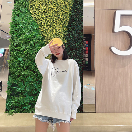 セリーヌスーパーコピー   長袖　スウェットTシャツ 