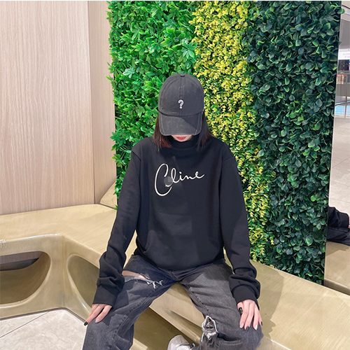 セリーヌスーパーコピー   長袖　スウェットTシャツ 