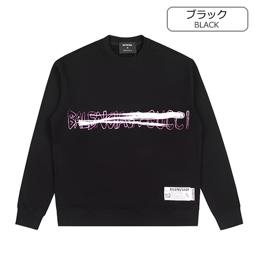 バレンシアガ × グッチ スーパーコピー 長袖 スウェットTシャツ