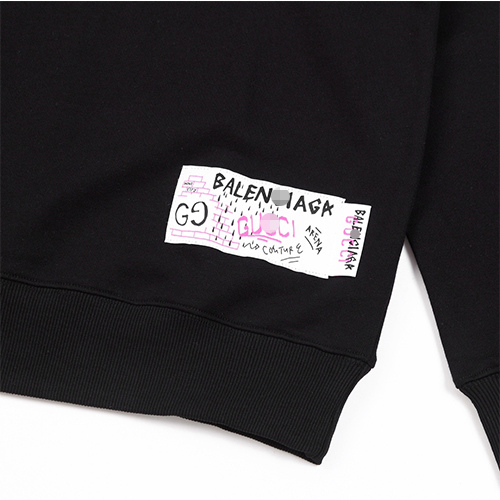 バレンシアガ × グッチ スーパーコピー 長袖 スウェットTシャツ