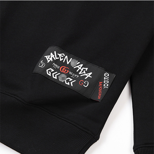 バレンシアガ × グッチ コピー 長袖　スウェットTシャツ 