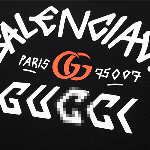バレンシアガ × グッチ コピー 長袖　スウェットTシャツ 
