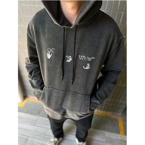 オフホワイトコピー フード Tシャツ パーカー
