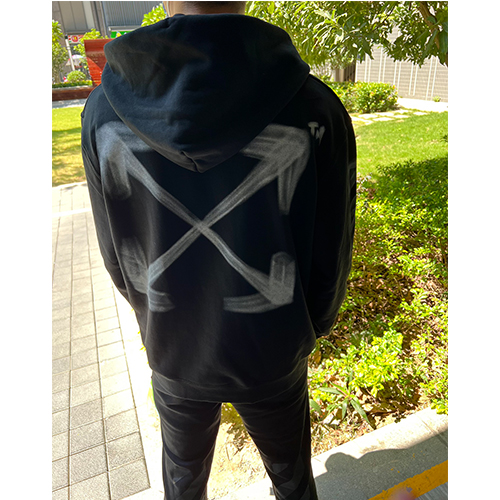 オフホワイト偽物 フード Tシャツ パーカー