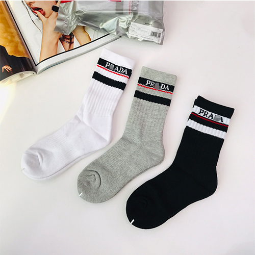 プラダ偽物  靴下 3足1セット 高品質