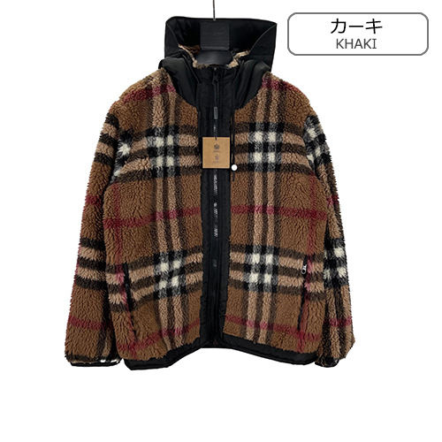 バーバリー偽物 フリースジャケットアウター高品質