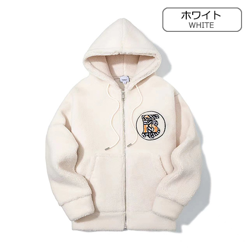 バーバリー偽物 フリース ジャケット アウター ジップアップ