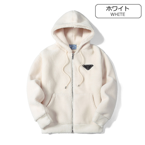 プラダ偽物 フリース ジャケット アウター ジップアップ
