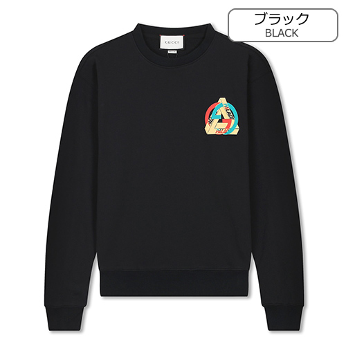 グッチ コラボ パレス コピー スウェット長袖 Tシャツ