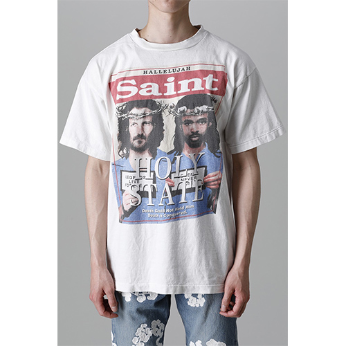 セント マイケル  コラボ DENIM TEARS 偽物 半袖 Tシャツの通販   高品質
