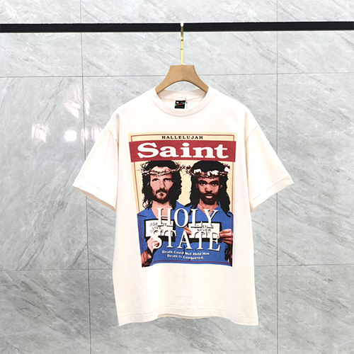 セント マイケル  コラボ DENIM TEARS 偽物 半袖 Tシャツの通販   高品質