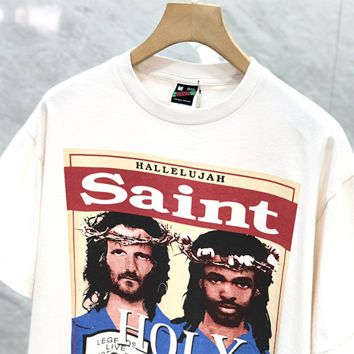 セント マイケル  コラボ DENIM TEARS 偽物 半袖 Tシャツの通販   高品質