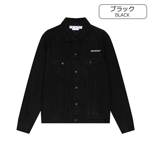 オフホワイト Gジャン デニムジャケット ★ブラック★カーキ★インディゴ★XS~L