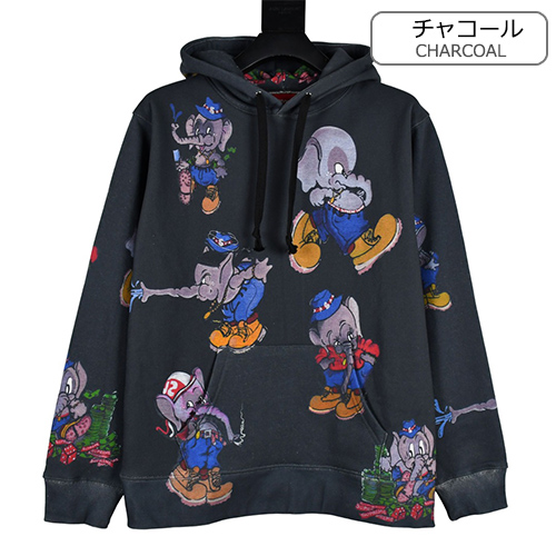 シュプリーム パーカー安い 人気の アイテム ★ 象プリント ★ 2カラー ★ S~XL ★