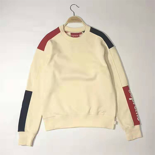 シュプリーム スウェット長袖 Tシャツ ♧ 袖supreme字ロゴ ♧ 単色 ♧ セットアイテム ♧