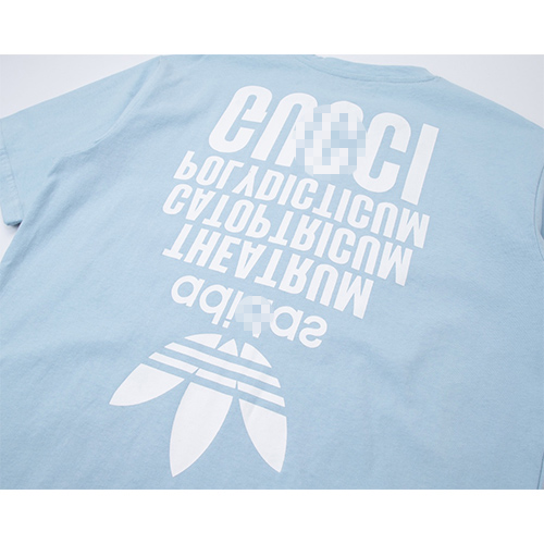 グッチ服コピー アディダス コラボ　♡ プリント半袖Tシャツメンズファッション通販 ♡