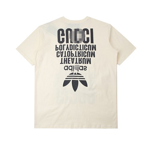グッチ コラボ アディダスコピー  ♡  メンズレディース 半袖 Tシャツの通販 ♡