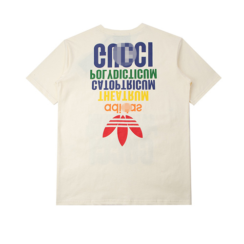 グッチ コラボ アディダスコピー  ♡  メンズレディース 半袖 Tシャツの通販 ♡