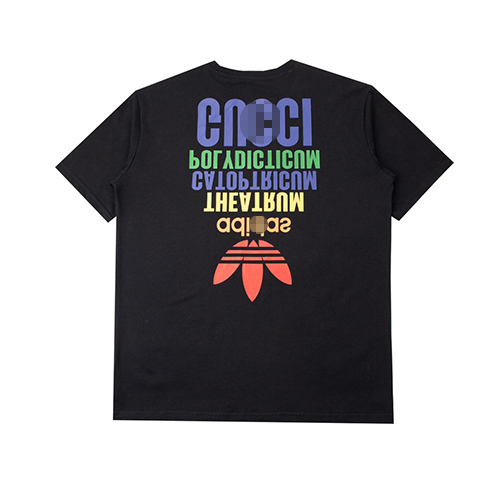 グッチ コラボ アディダスコピー  ♡  メンズレディース 半袖 Tシャツの通販 ♡