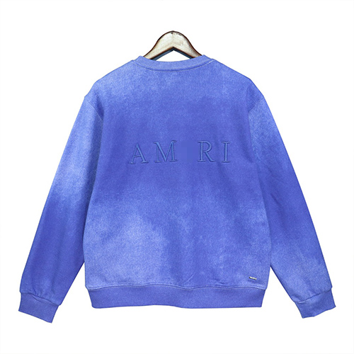 アミリ服コピー ブルースウェットTシャツ ♡ AMIRI 高品質刺繍ロゴ ♡ S~XL ♡