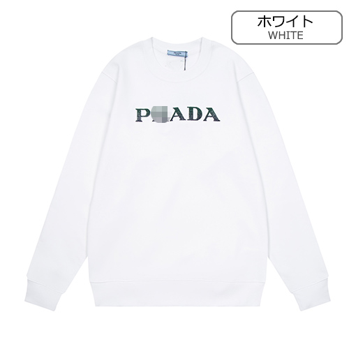 プラダ偽物 スウェットTシャツ  ♡   首の後ろグリーンマークポイント  ♡   2カラー  ♡  ＸＳ～Ｌ  ♡