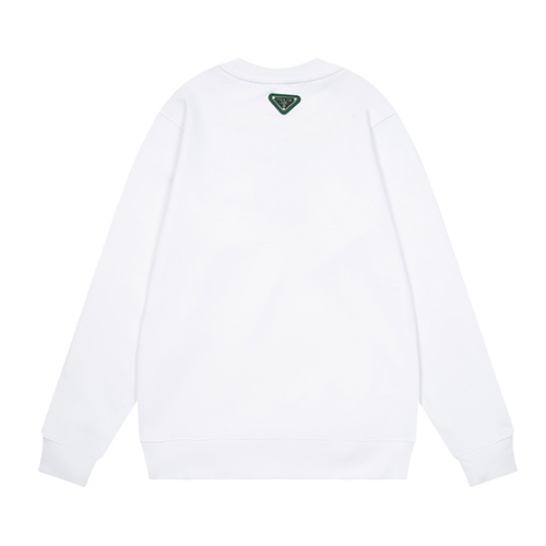 プラダ偽物 スウェットTシャツ  ♡   首の後ろグリーンマークポイント  ♡   2カラー  ♡  ＸＳ～Ｌ  ♡