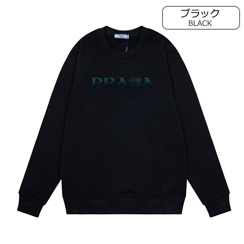プラダ偽物 スウェットTシャツ  ♡   首の後ろグリーンマークポイント  ♡   2カラー  ♡  ＸＳ～Ｌ  ♡
