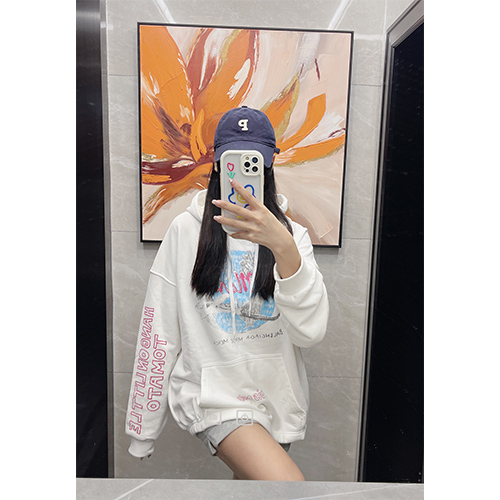 バレンシアガ 偽物 人気商品のパーカー ♡ XS~L ♡ オーバーサイズ ♡ 恋人ルック ♡