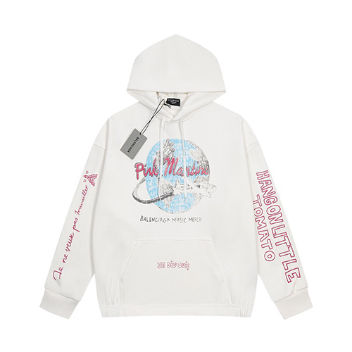 バレンシアガ 偽物 人気商品のパーカー ♡ XS~L ♡ オーバーサイズ ♡ 恋人ルック ♡