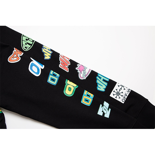 オフホワイト フード 人気のパーカー   ♡   ロゴ プリント  ♡   XS～Ｌ  ♡