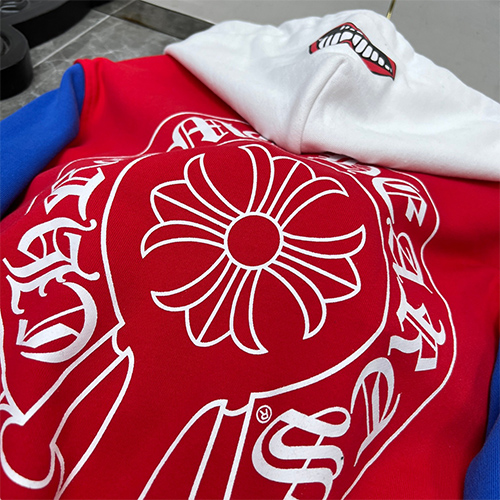 クロムハーツ パーカー 長袖Tシャツ ♡ 配色カラーパーカー ♡