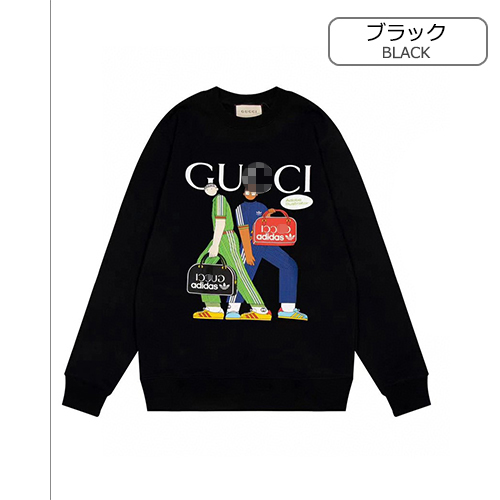 グッチ スウェット長袖 Tシャツ 高品質 ♡ 2カラー ♡ S~XL ♡ プリントスウェット ♡