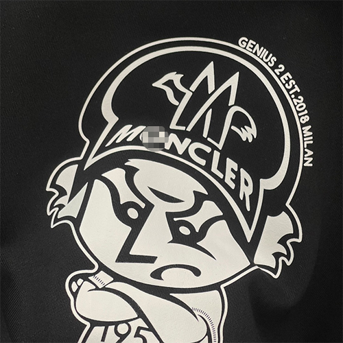 モンクレールコピー  長袖 スウェットTシャツ高品質　  ♡　ブラック＆ホワイト　♡  MONCLER　♡