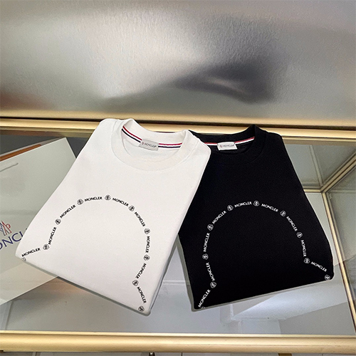 モンクレールコピー 長袖 スウェットTシャツ高品質 ♡ ブラック&ホワイト ♡ MONCLER ♡