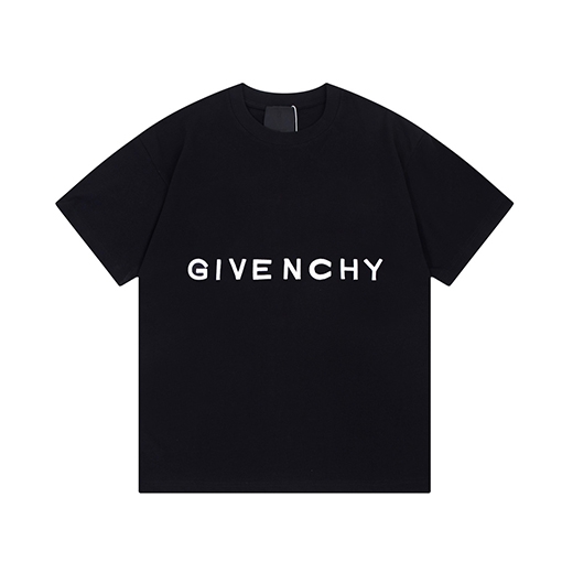 ジバンシイ 高品質 半袖 Tシャツの通販    ♡  GIVENCHYマーク   ♡  ブラック・ホワイト　 ♡