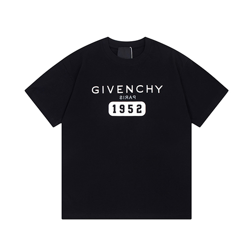 ジバンシイ偽物  高品質 半袖 Tシャツの通販    ♡  GIVENCHYマーク   ♡  ブラック・ホワイト　 ♡
