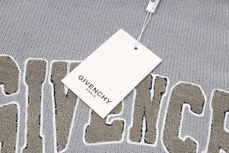 ジバンシイ高品質 ニット& セーター ♡ GIVENCHYロゴ ♡ ブラック・グレー ♡ XS~L ♡